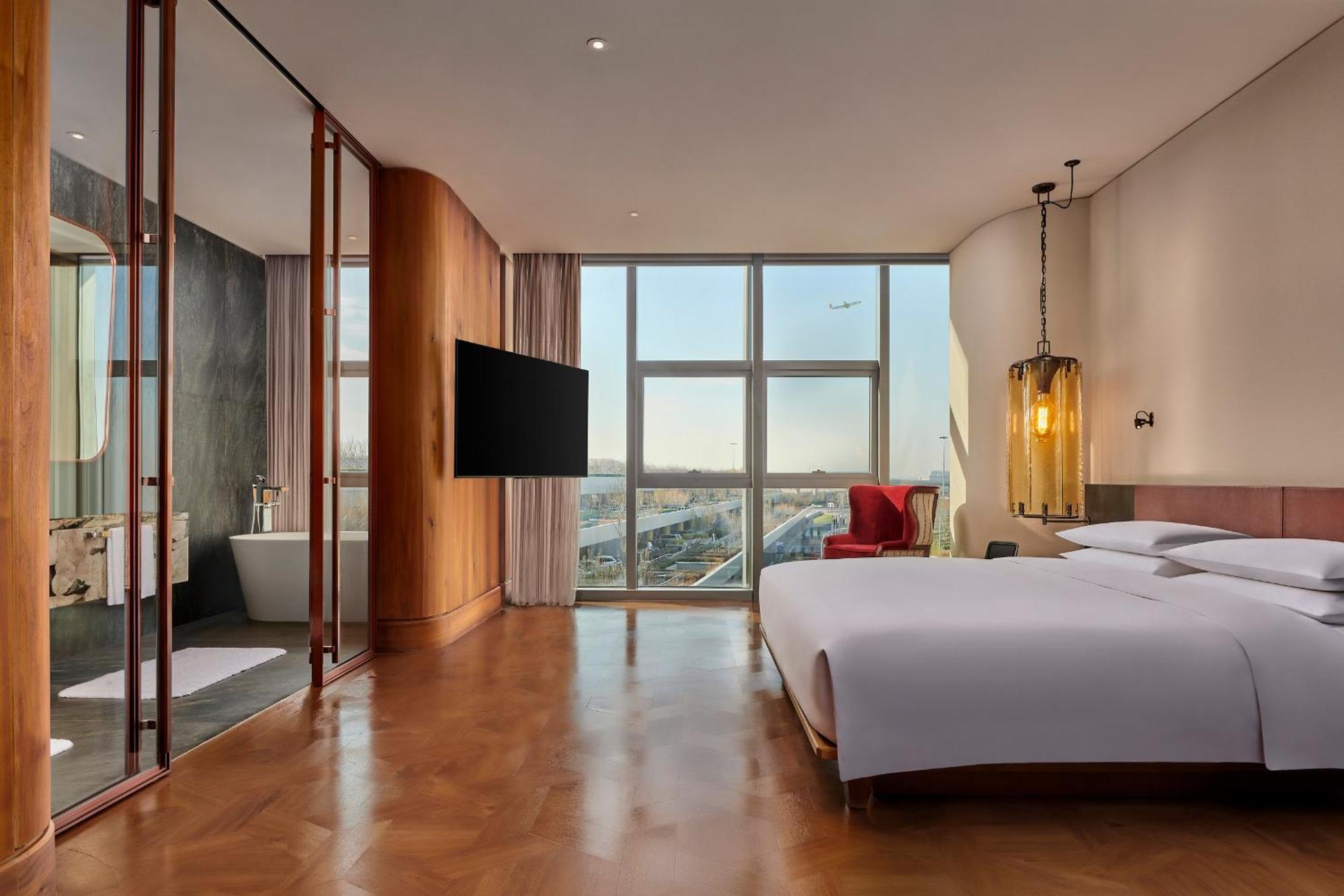 Mumian Beijing Daxing International Airport, Part Of Hyatt Hotel Bagian luar foto Deluxe Room